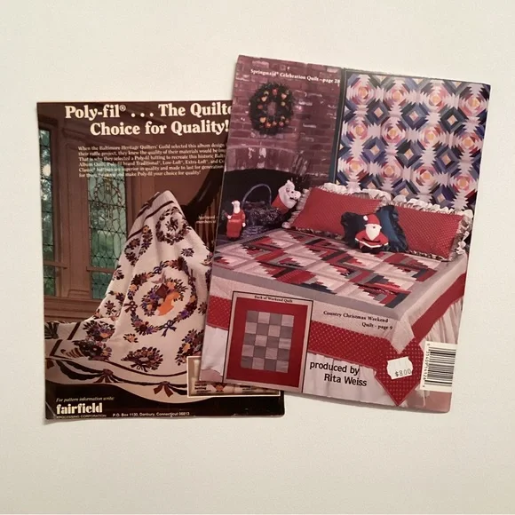 4/$15 🌻 Bundle of 2 Vintage 1992 Quilting Magazines - Picture 2 of 3